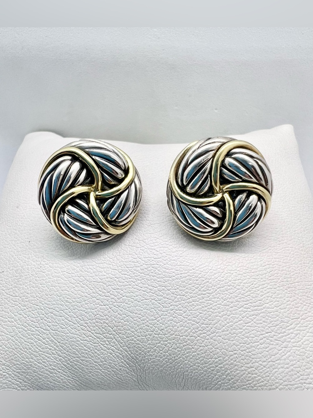 David Yurman Infinity Love Knot Stud Earrings